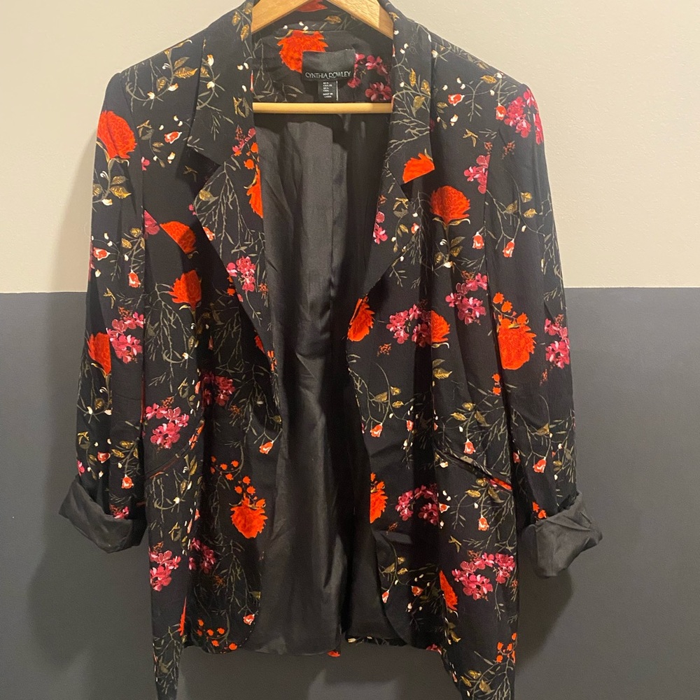 Floral Blazer
